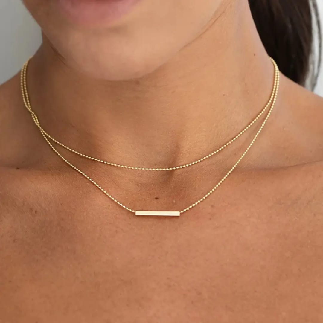 Livia – Elegante Stahl-Halskette