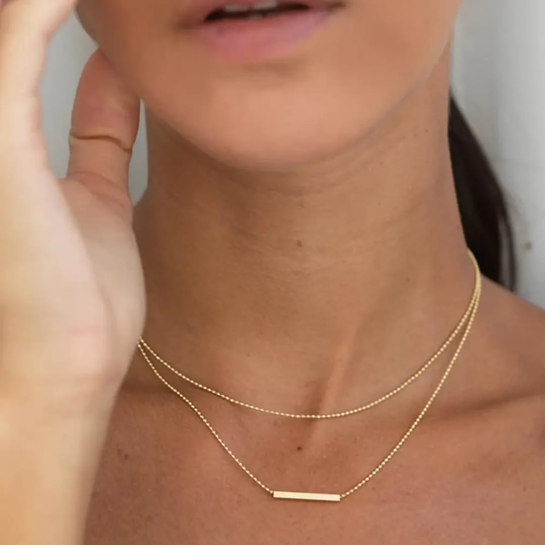 Livia – Elegante Stahl-Halskette