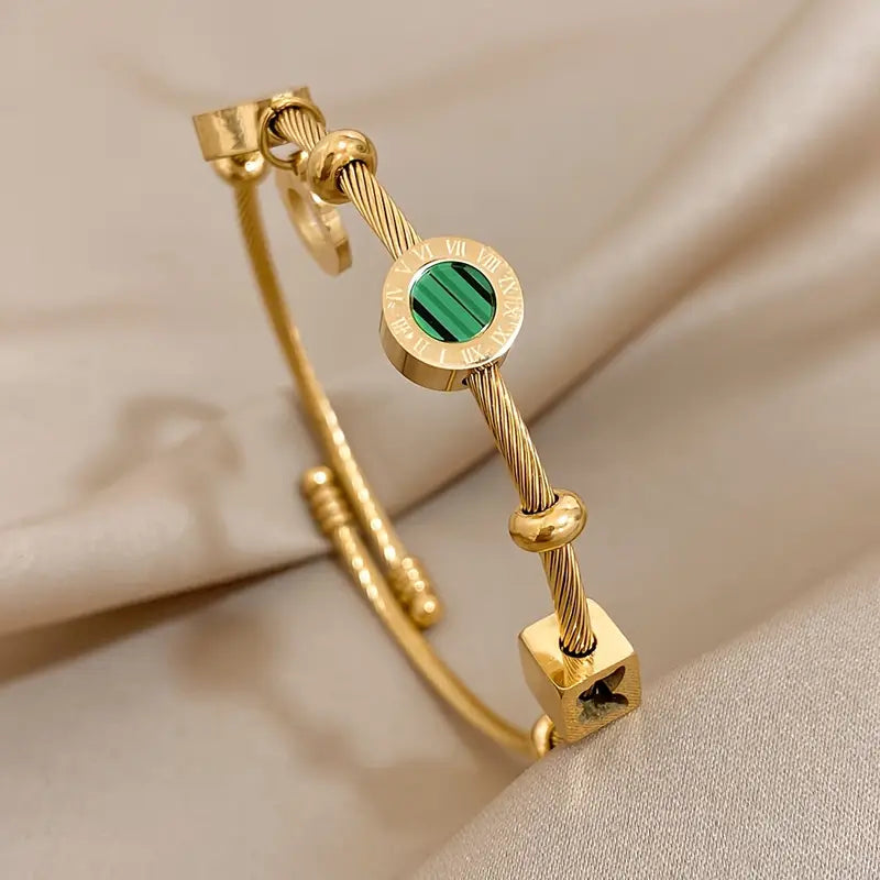 Rhian – Armband Gold Signatur