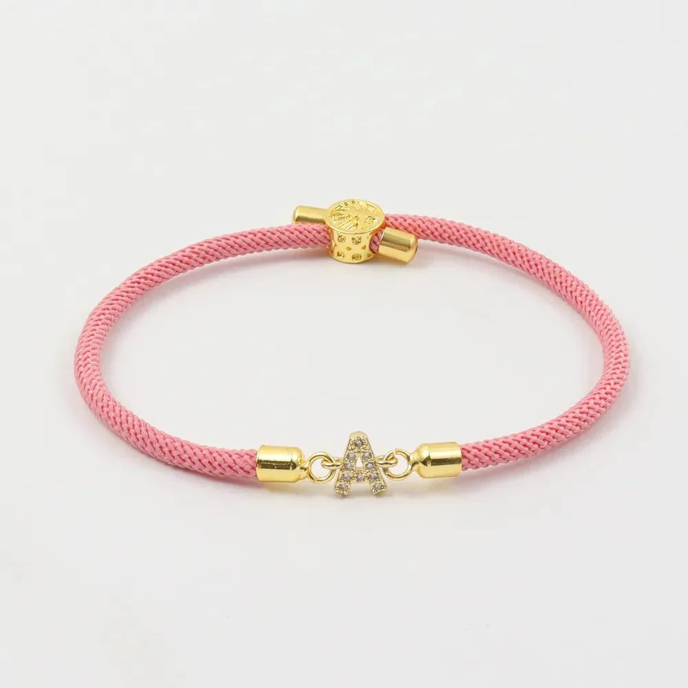 Calla – Armband mit gravierter Initiale verstellbar