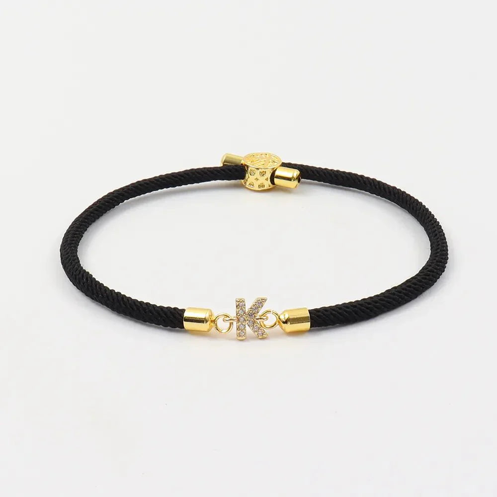 Calla – Armband mit gravierter Initiale verstellbar