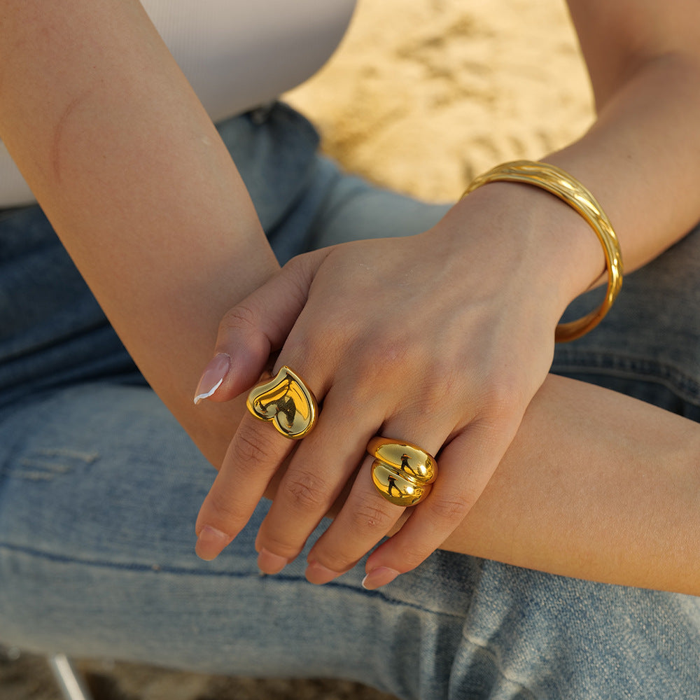 Avery – Eleganter Vergoldeter Ring