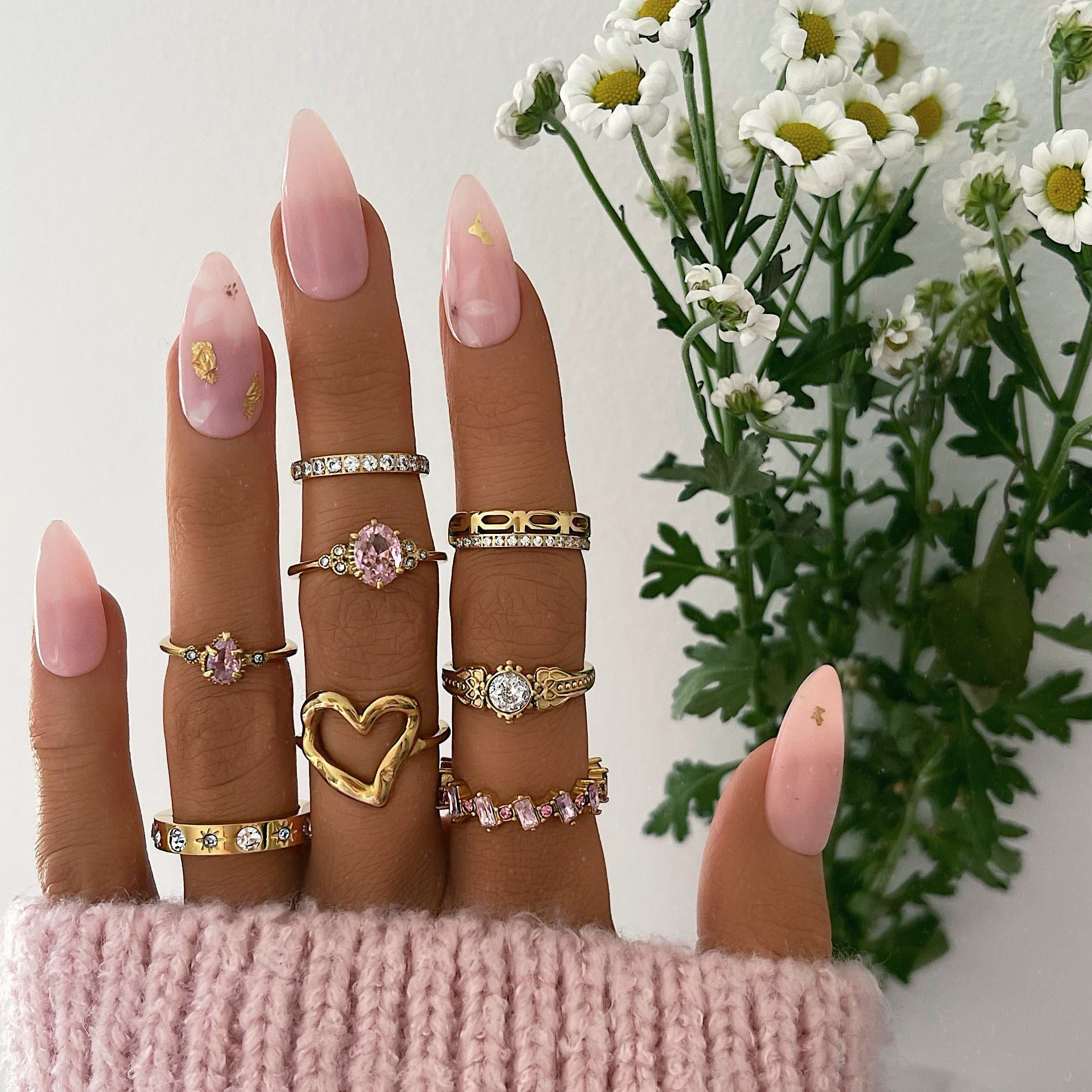 Anne – Elegante Ring aus titanbeschichtetem Stahl