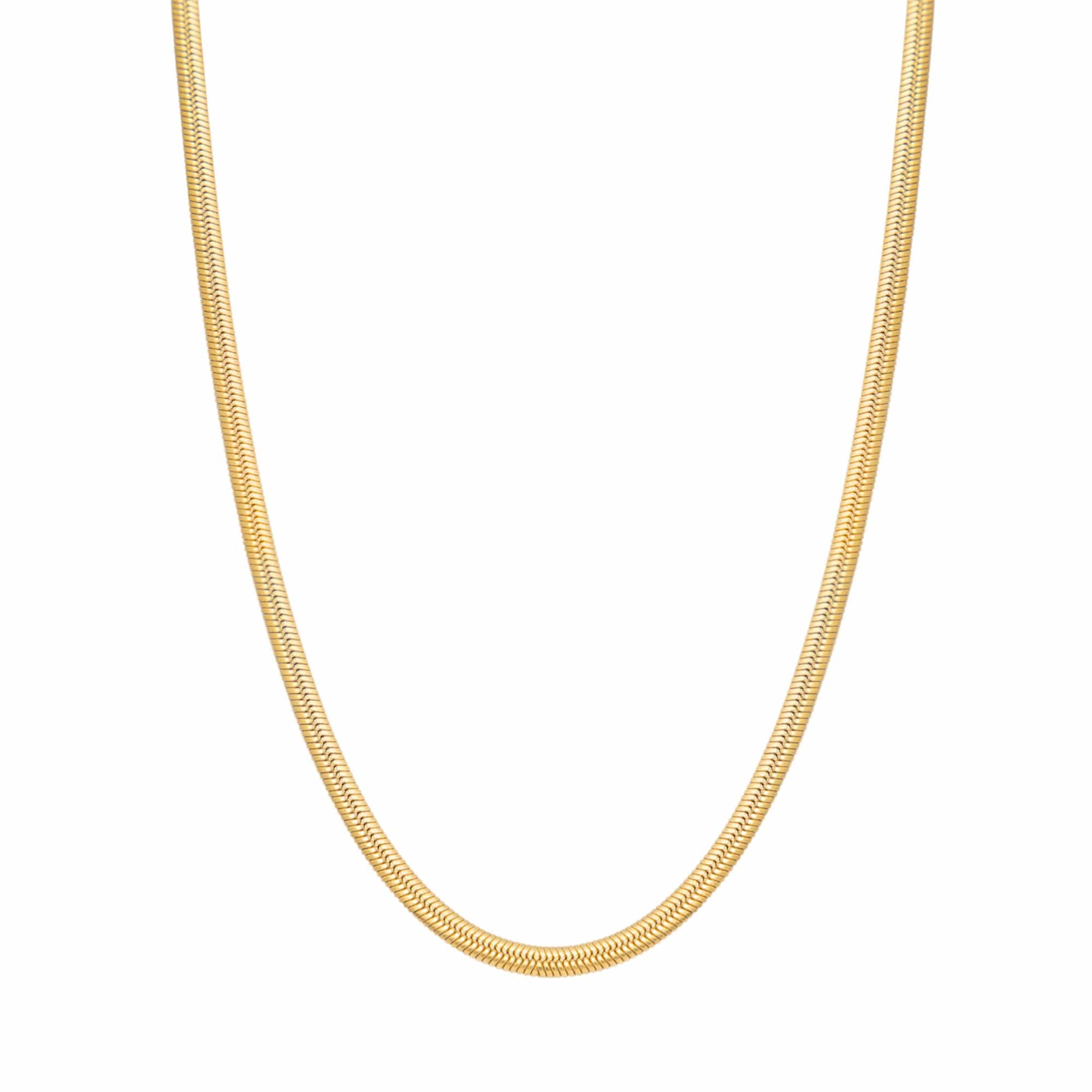 Misu – Schlangen Choker Halskette aus Edelstahl