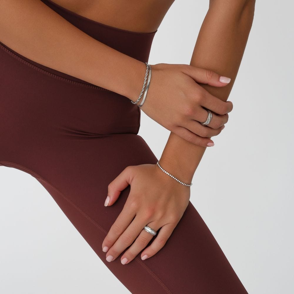 Klarissa – Diamantierter Ring aus Edelstahl