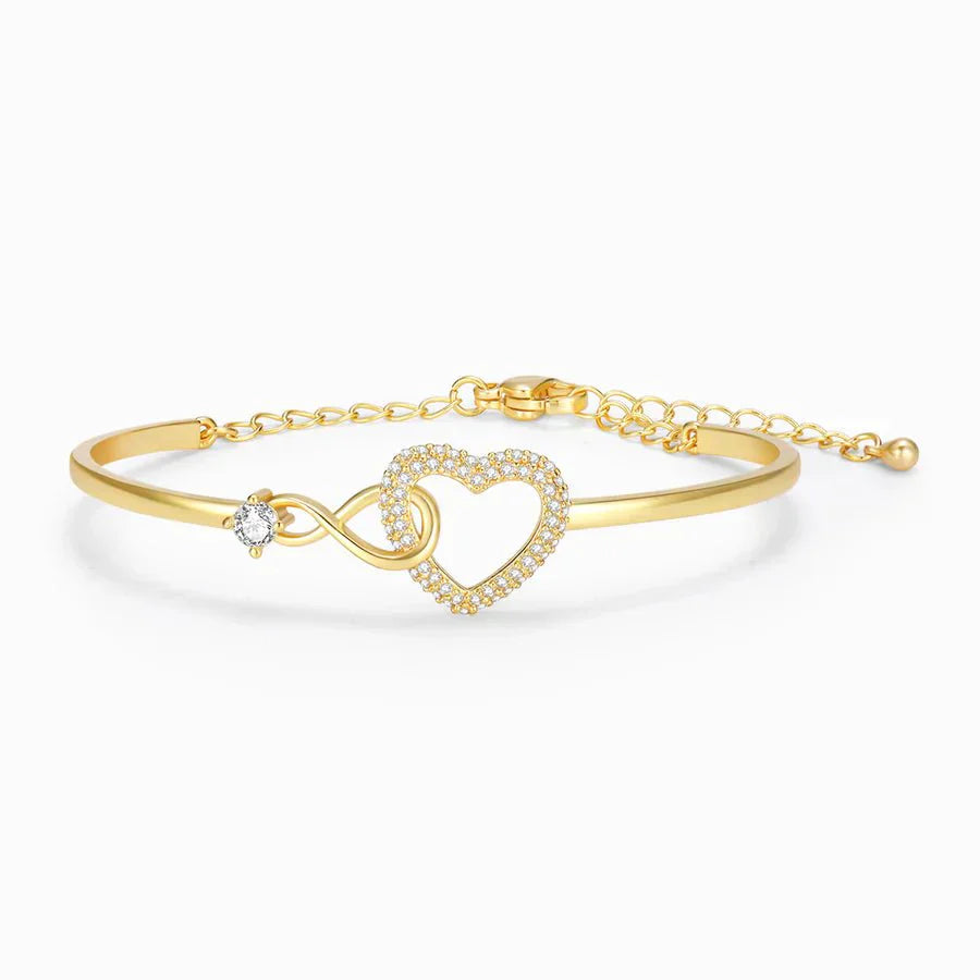 Yuzuki – Hohles Armband mit Raffiniertem Zirkon