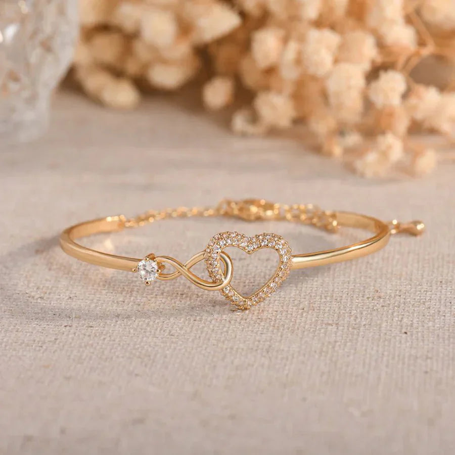 Yuzuki – Hohles Armband mit Raffiniertem Zirkon