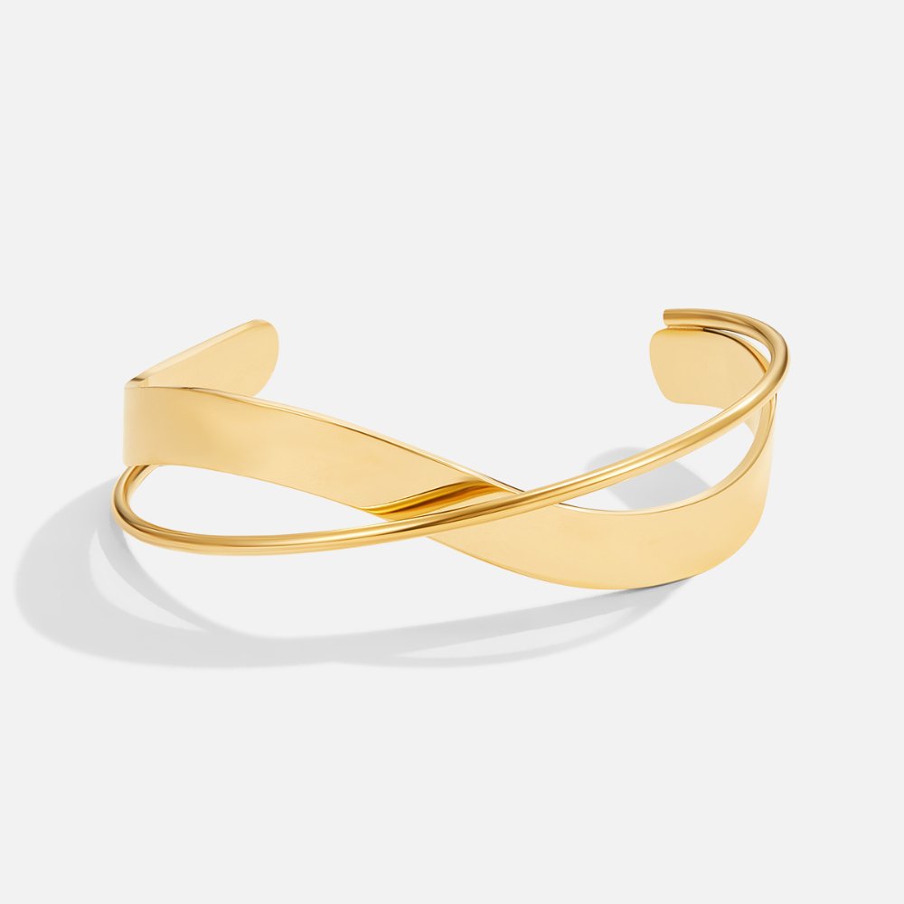 Eve – Einzigartiger Goldener Armreif