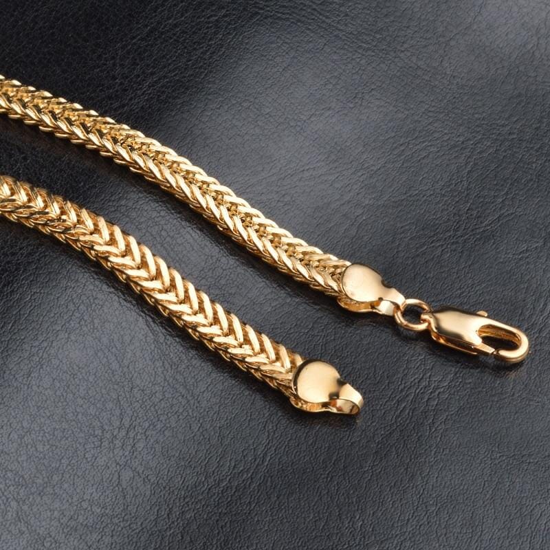Camille – Glatte Exquisite Halskette Vergoldet 18K