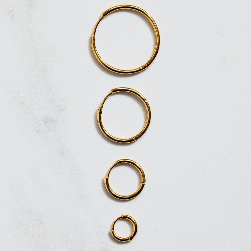 Alix – Mini Kreolen Elegante Goldene