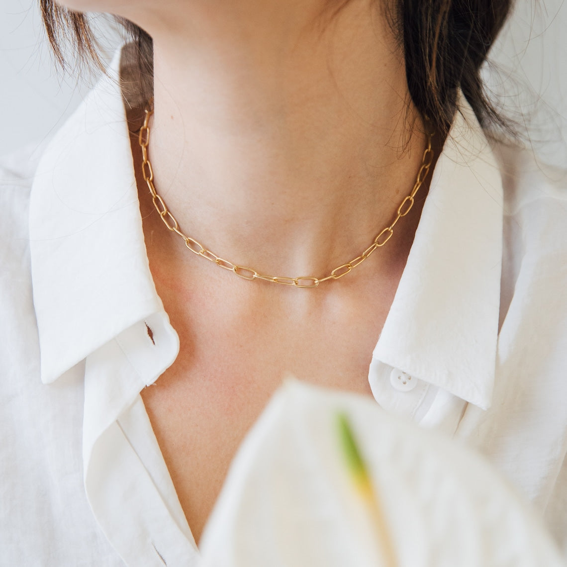 Clip Kette Link - Layer Link Halskette