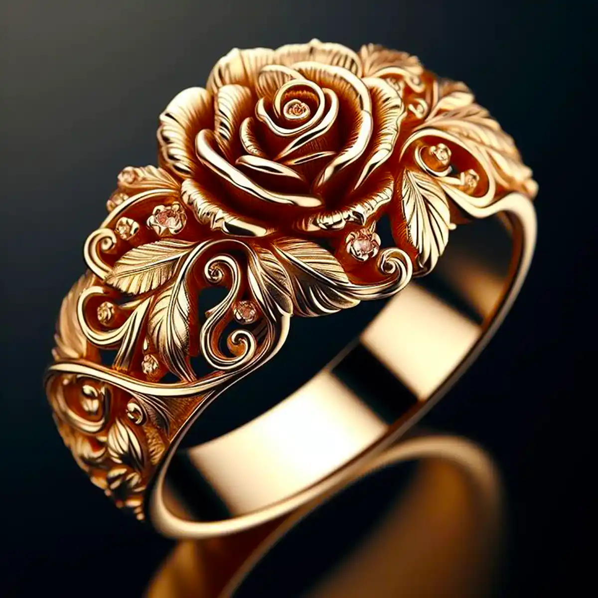 Raisa – Ring Goldene Blume