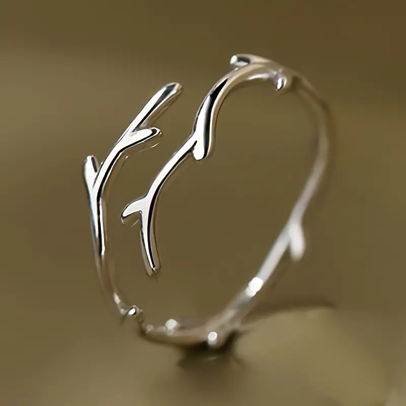 Auren – Ring Zweig Sterlingsilber