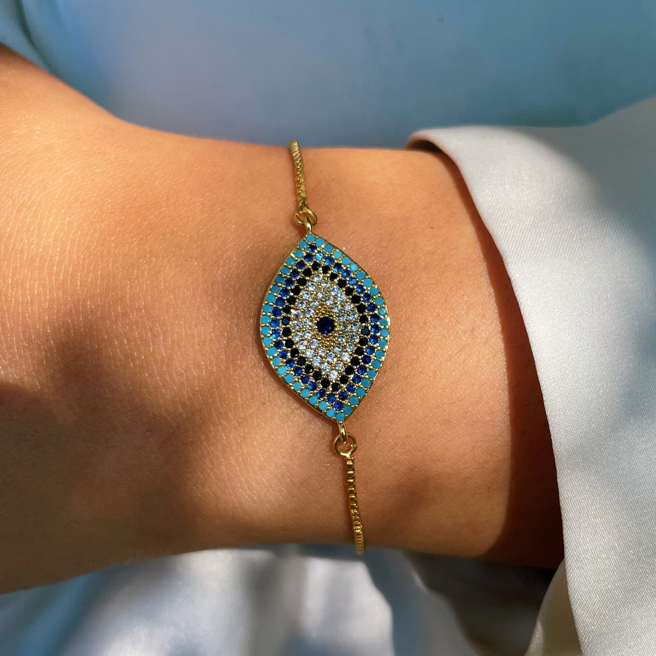 Nazar – Elegantes Schutzaugen-Armband
