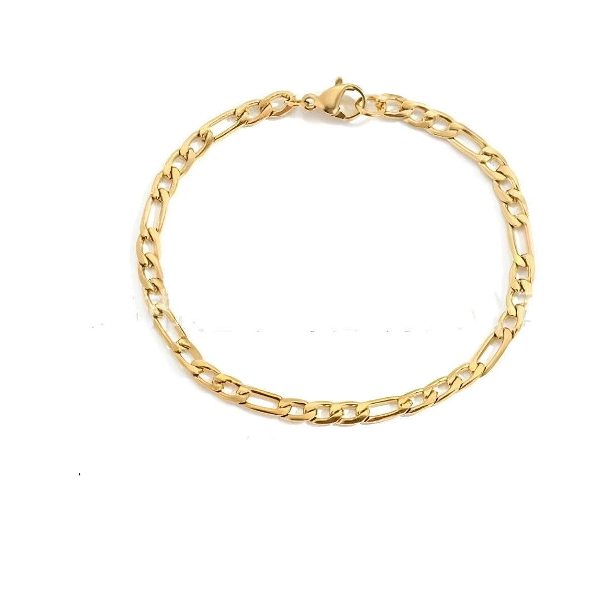 Jean – Elegantes vergoldetes Figaro-Armband