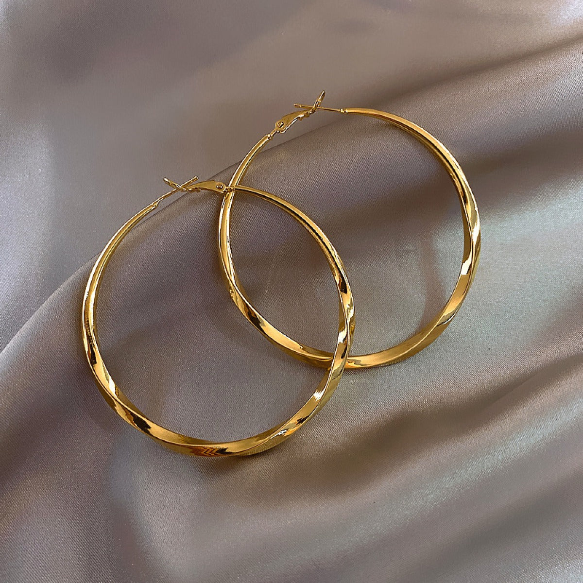 Enola – Vintage-Kreolen in Roségold