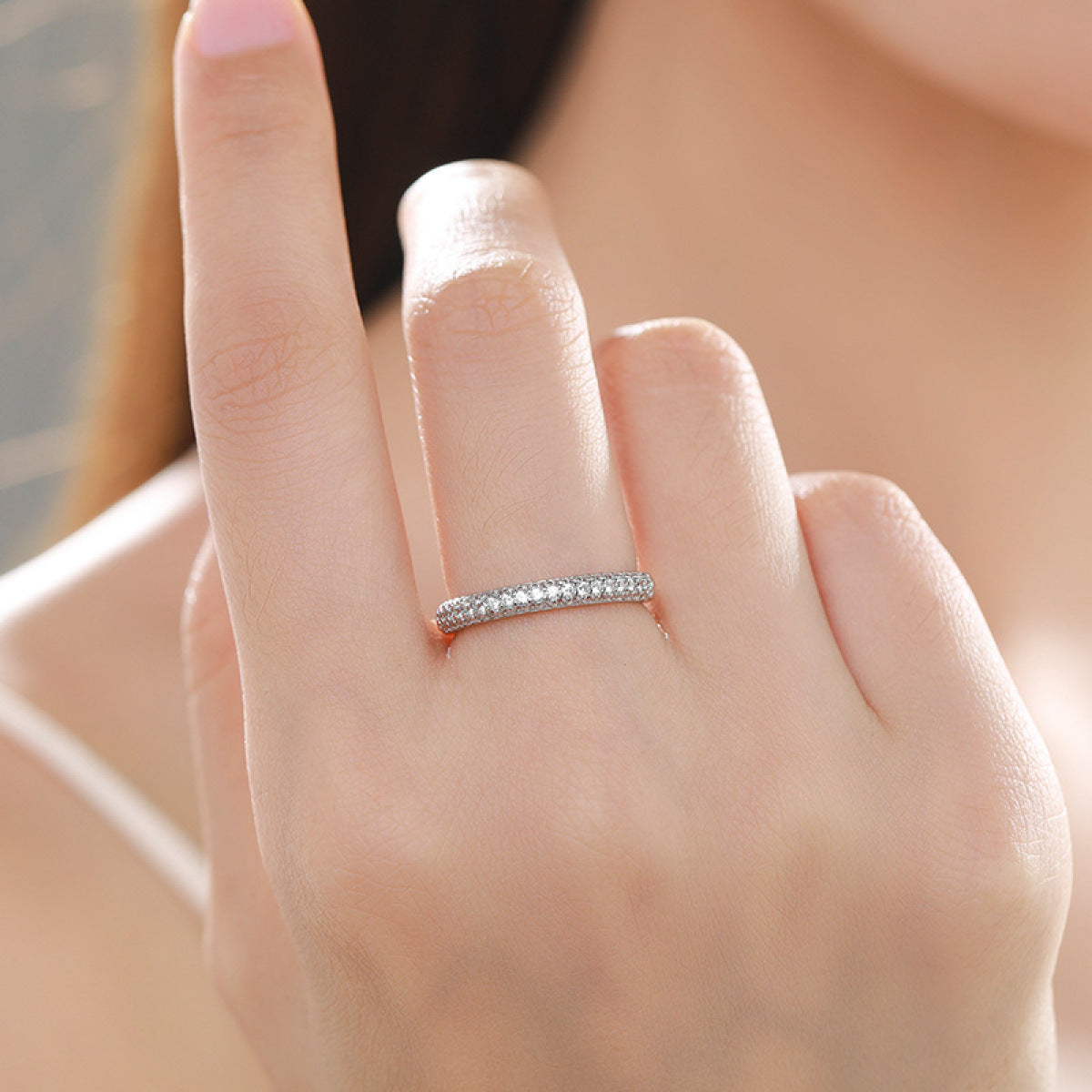 Leah – Stapelring aus Sterlingsilber
