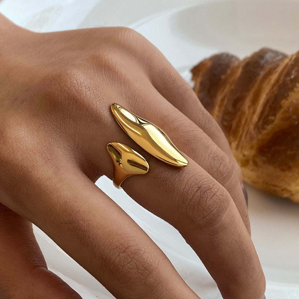 Apolline – Offene Skulpturale Ring