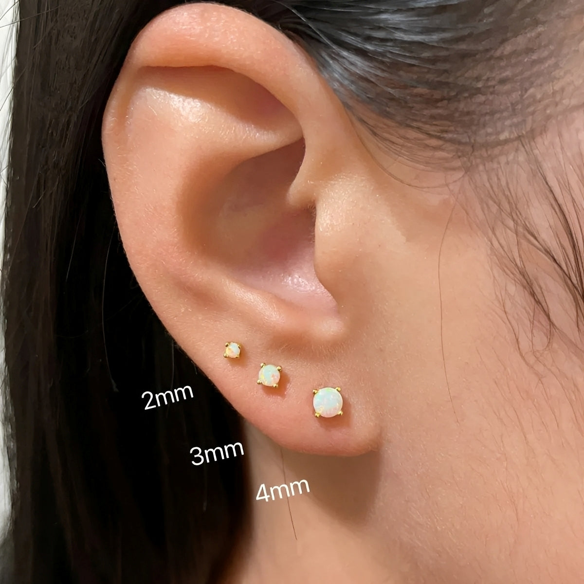 Valeria – Ohrringe aus leichtem und modernem Luxus-Piercing