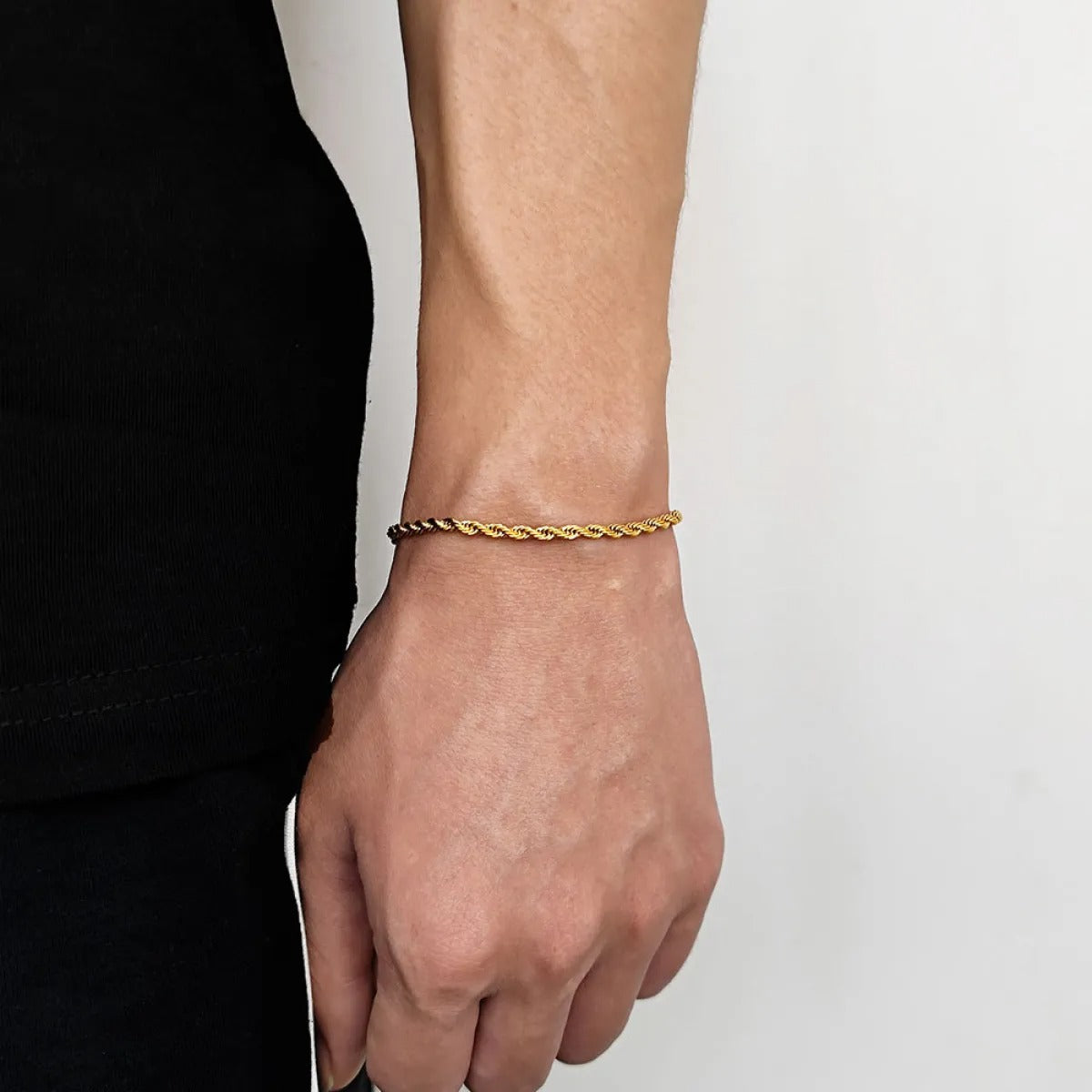 George – Twist-Kette aus Stahl