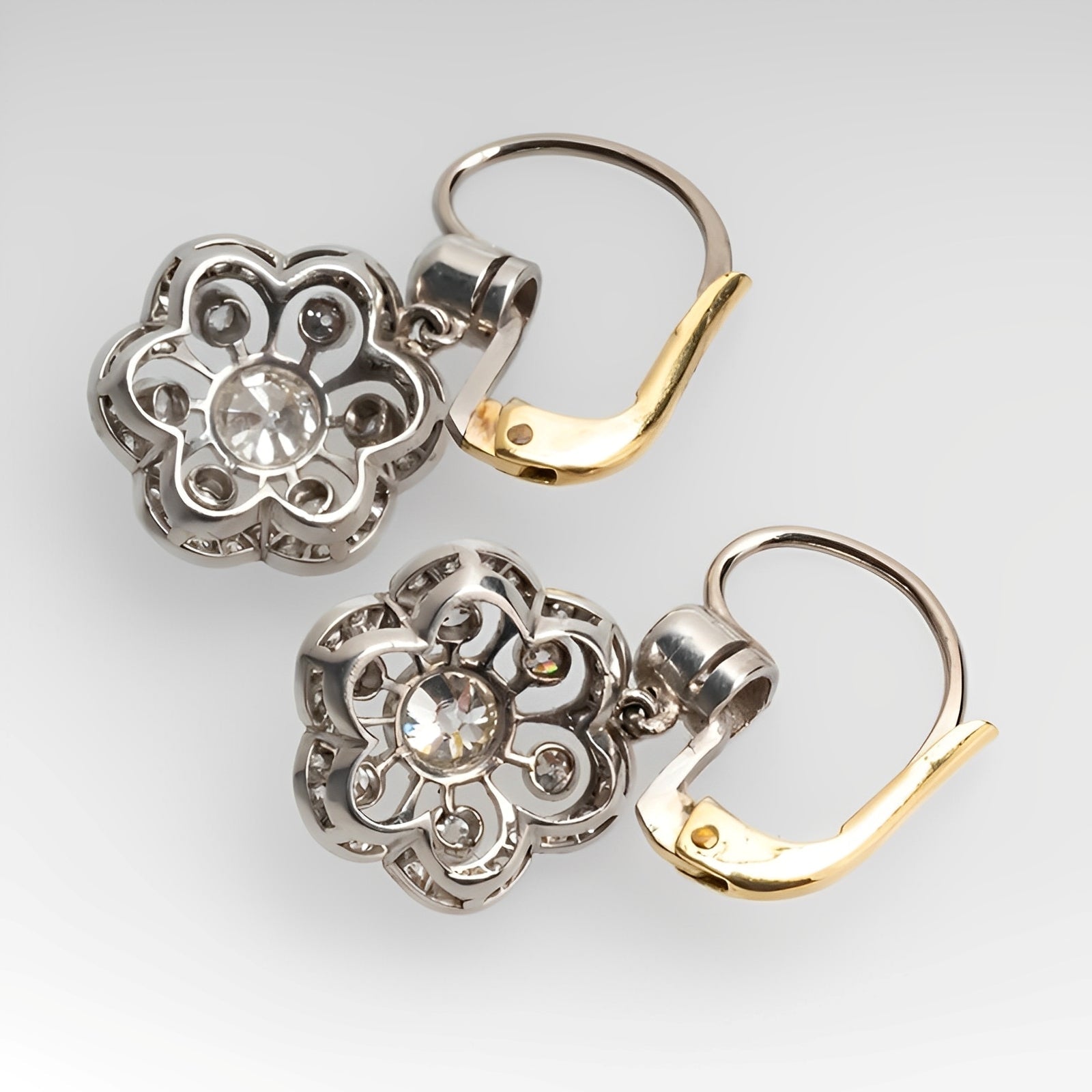 Karylle – Ohrringe Mandala Vintage mit Kristallen