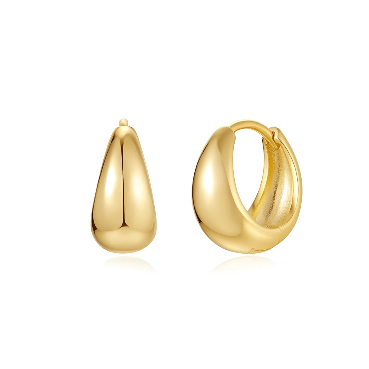 Gela – Elegante vergoldete Creolen