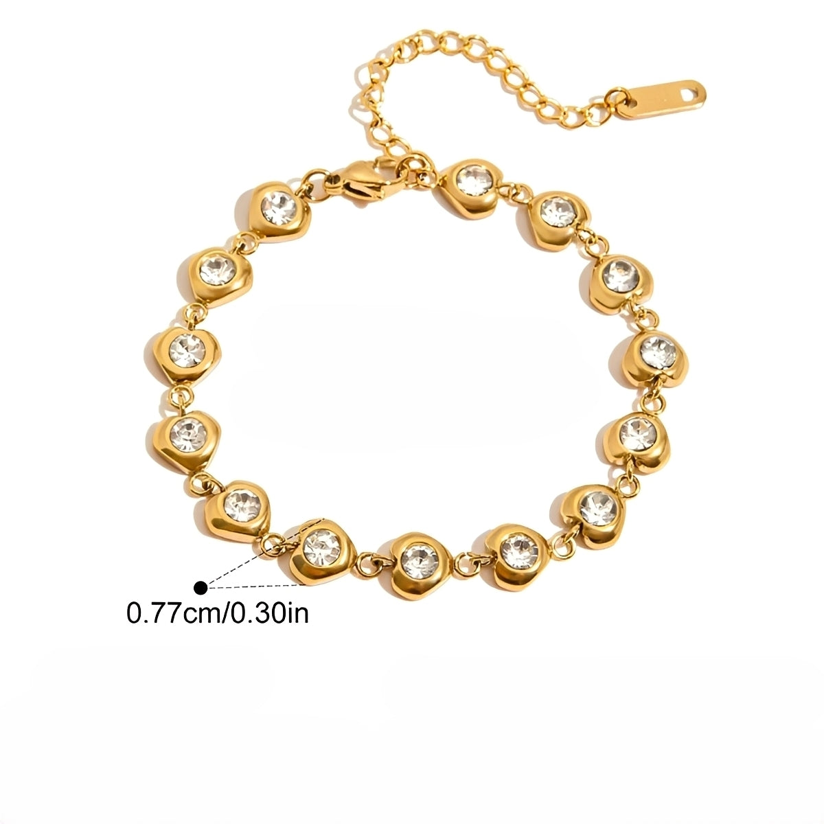 Thalia – Zirkonarmband mit moderner Eleganz