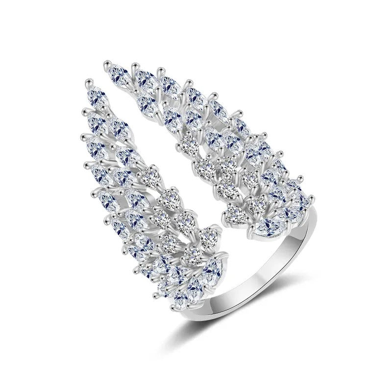 Isaline – Ring Engelsflügel aus Silber