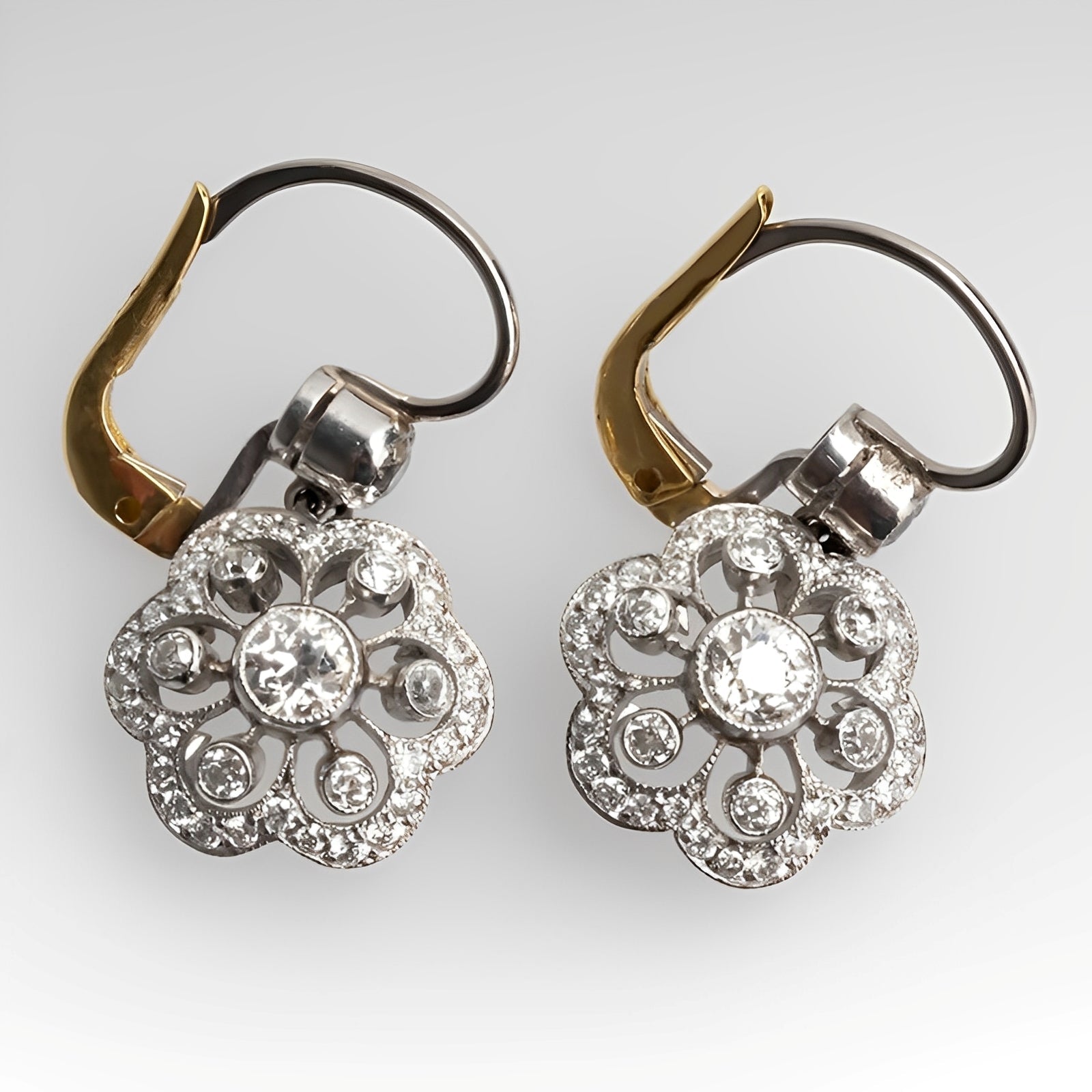 Karylle – Ohrringe Mandala Vintage mit Kristallen