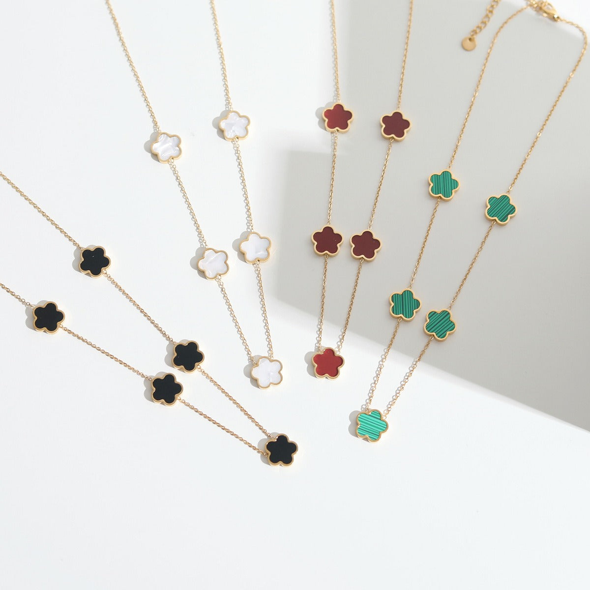 Elise – Set Collier und Bracelet Trèfle Elegant