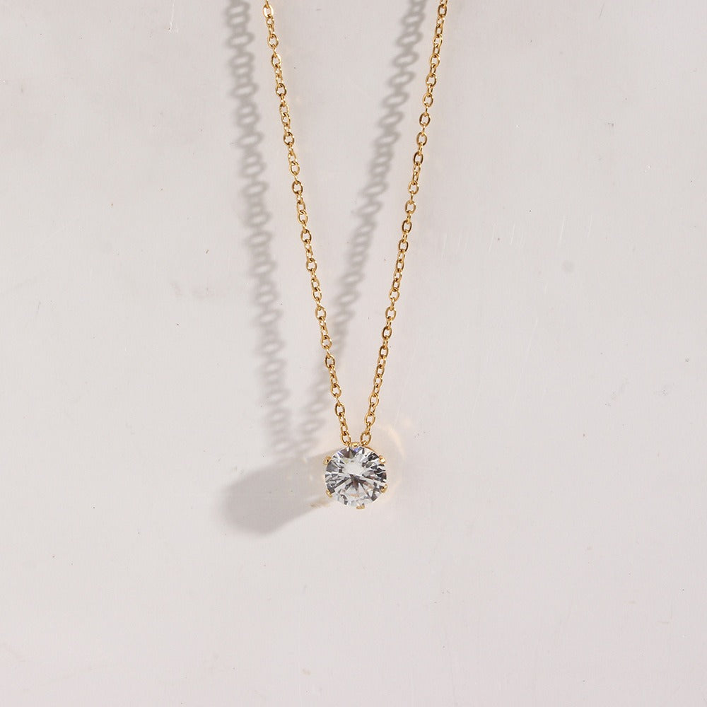 Kyla – Goldene Solitärkette