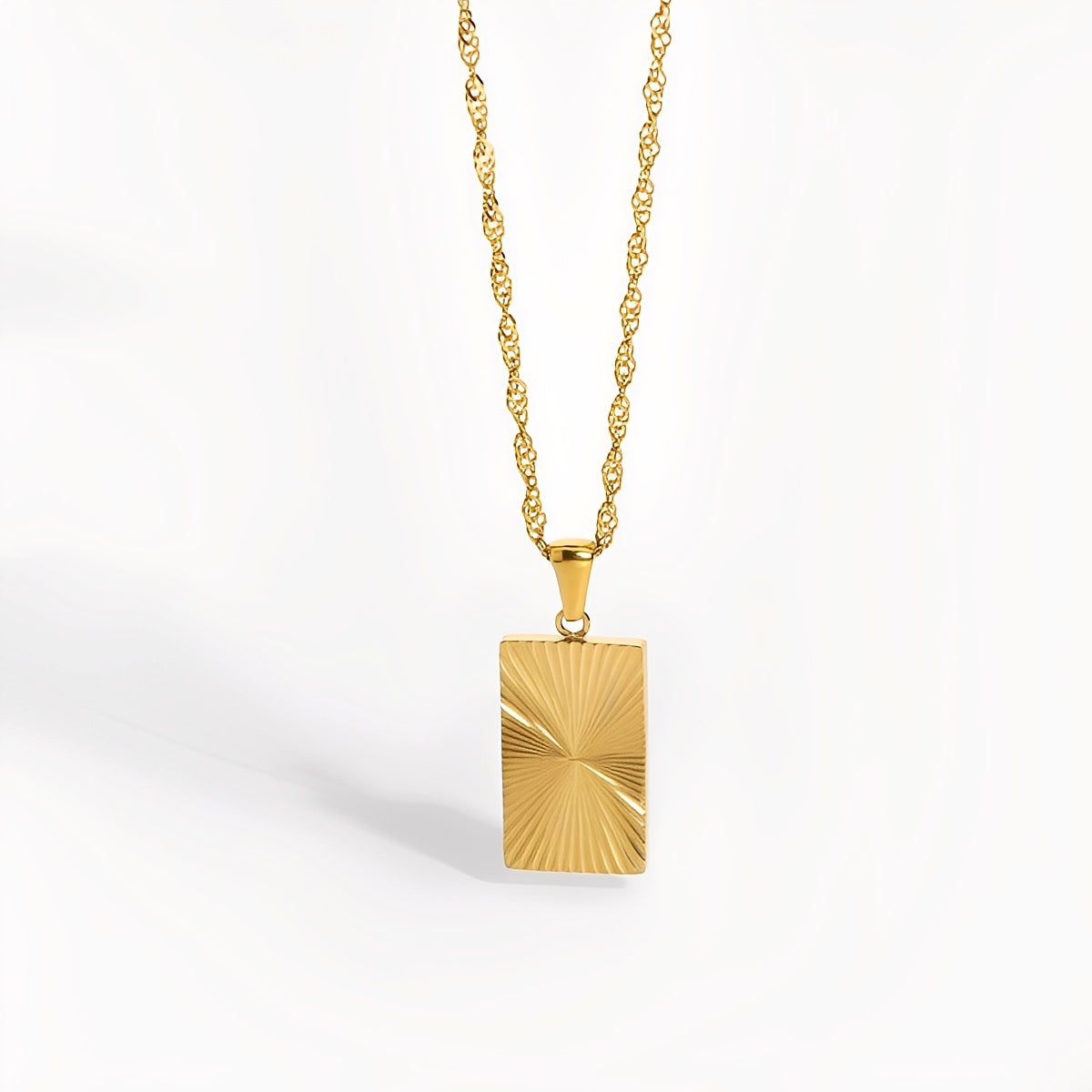 Aurelie – Halskette Sonne mit Medaille