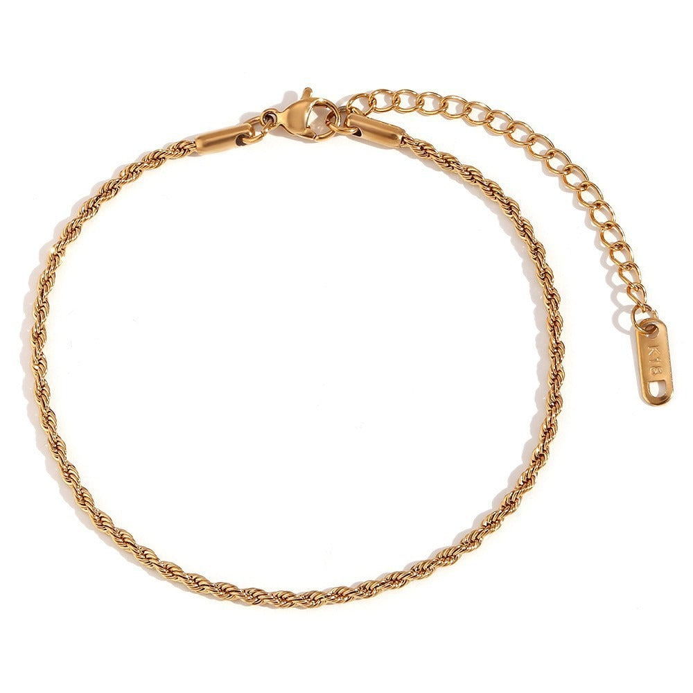 Naia – Twist-Armband aus Titanstahl
