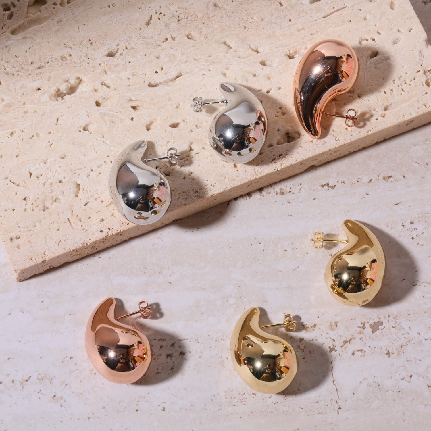 Camille – Elegante geometrische Ohrringe
