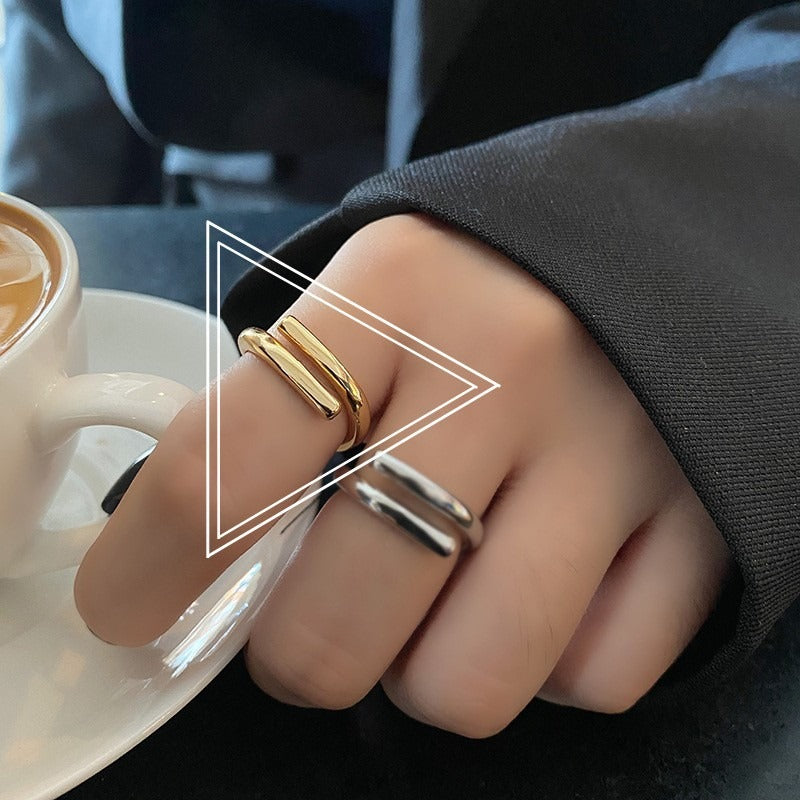 Cecilia – Breiter Glänzender und Unregelmäßiger Ring