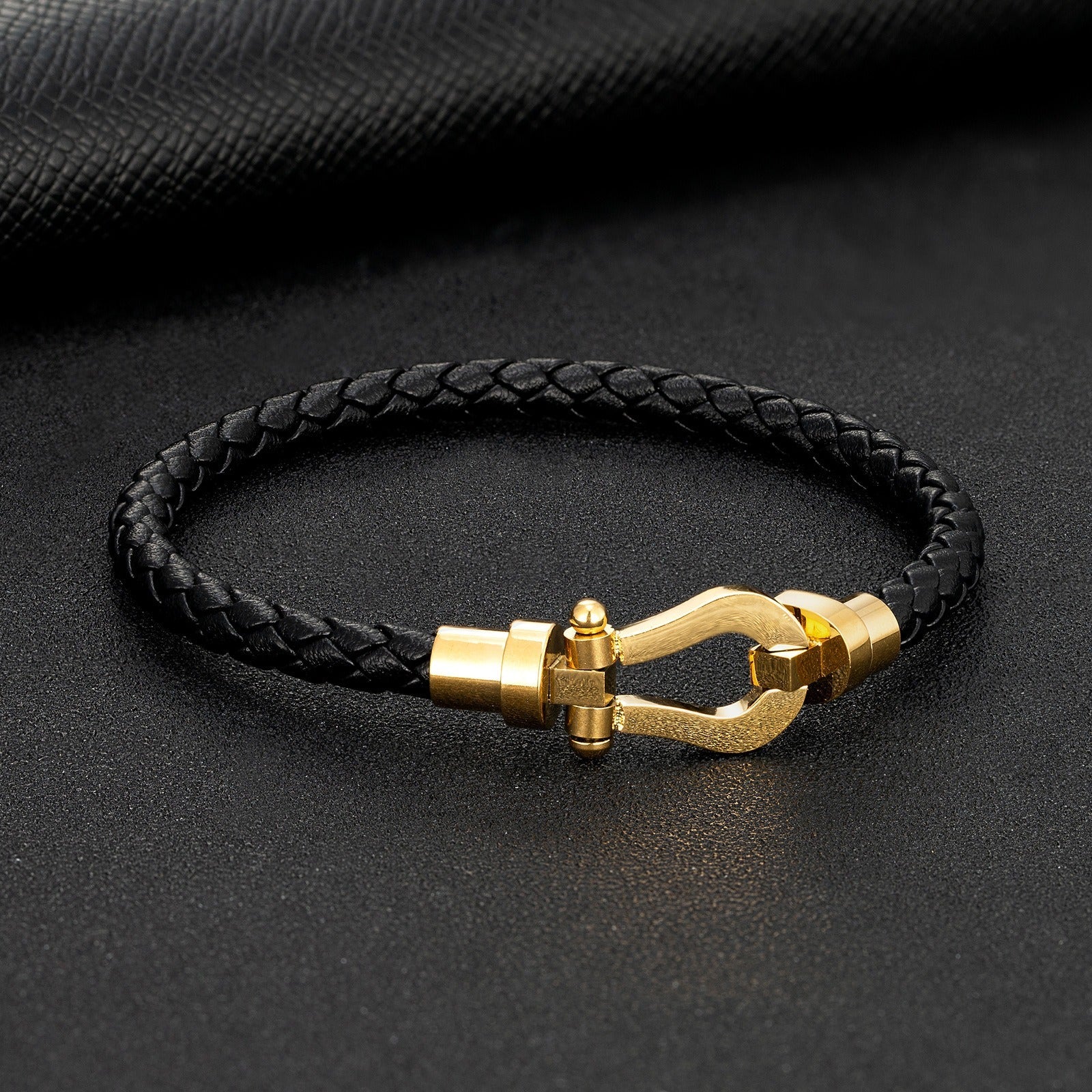 Adrian – U-förmiges Armband aus Edelstahl
