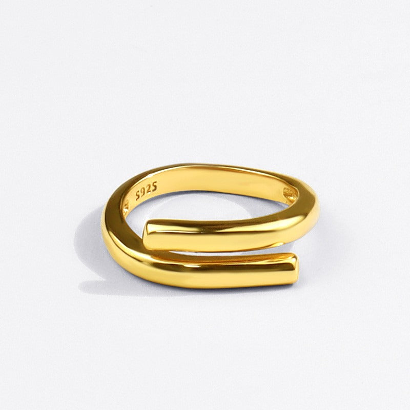 Cecilia – Breiter Glänzender und Unregelmäßiger Ring