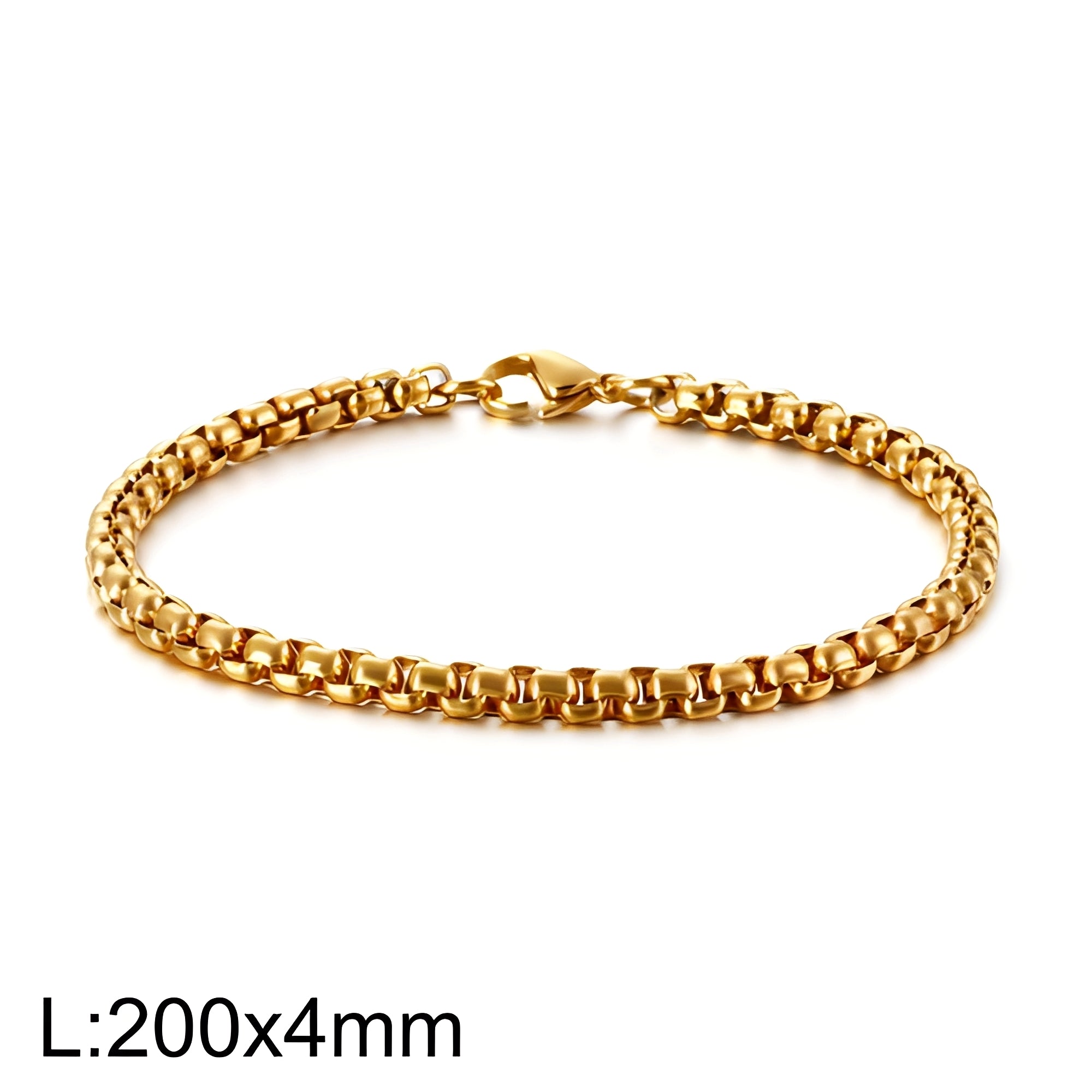 Vera – Goldenes Armband im Kühnen und Betonten Stil