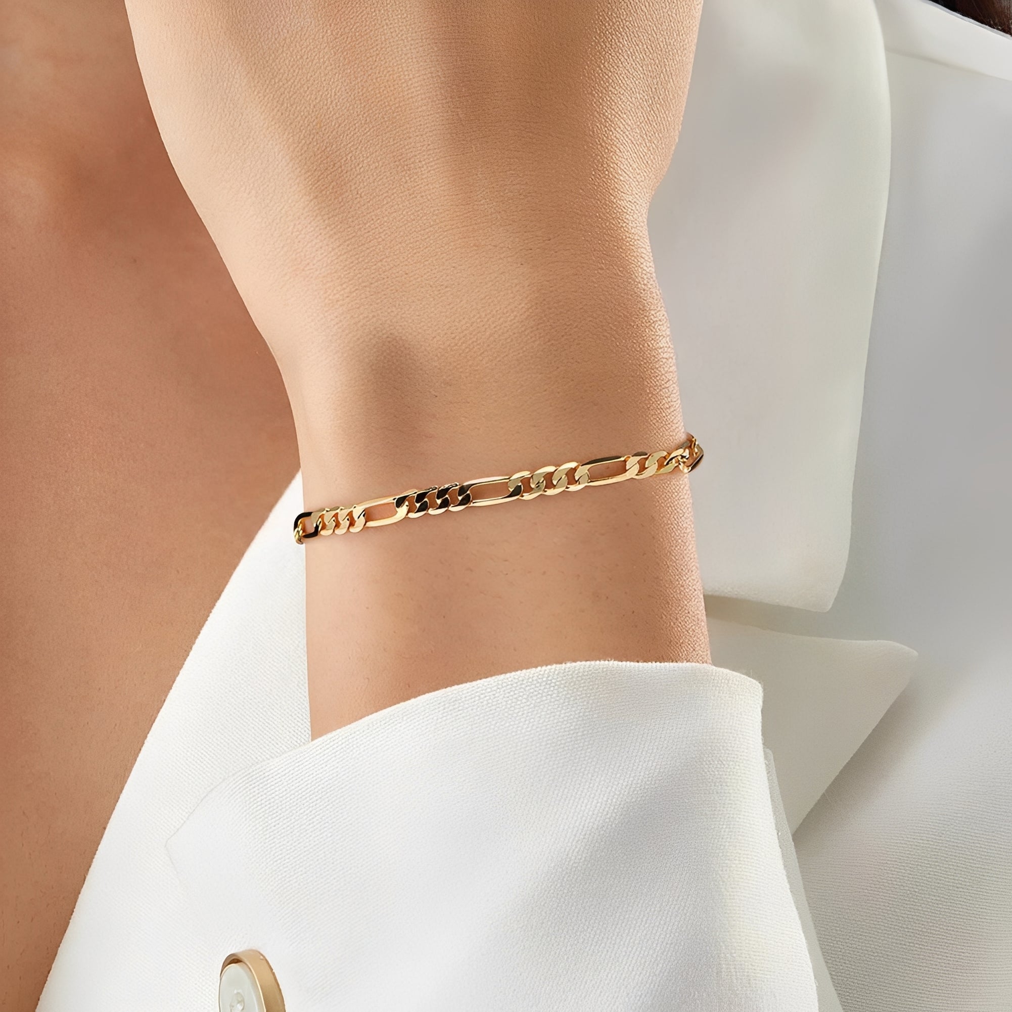 Daria – Elegantes Figaro Armband