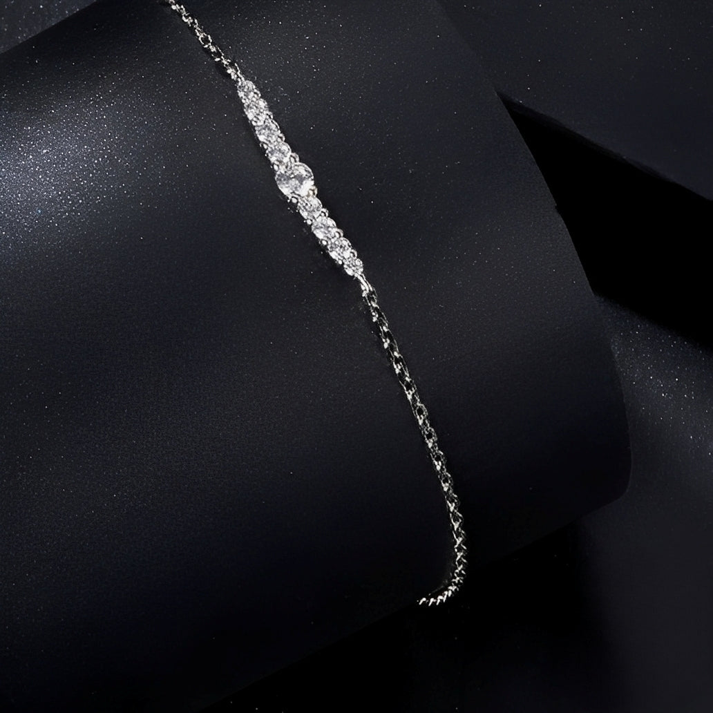 Elena – Moissanite Armband aus Sterlingsilber