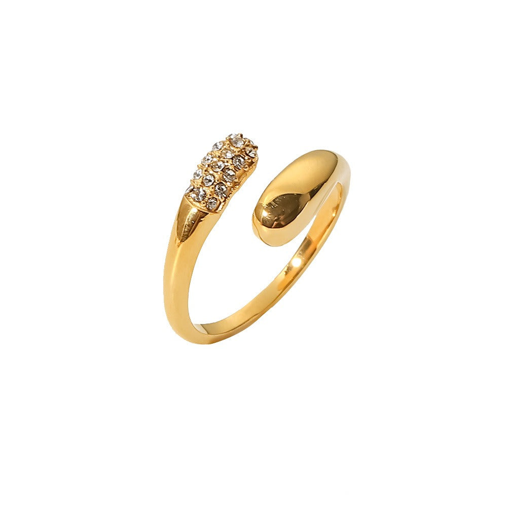 Isalys – Geometrische Mikroverzierte Zirkonring
