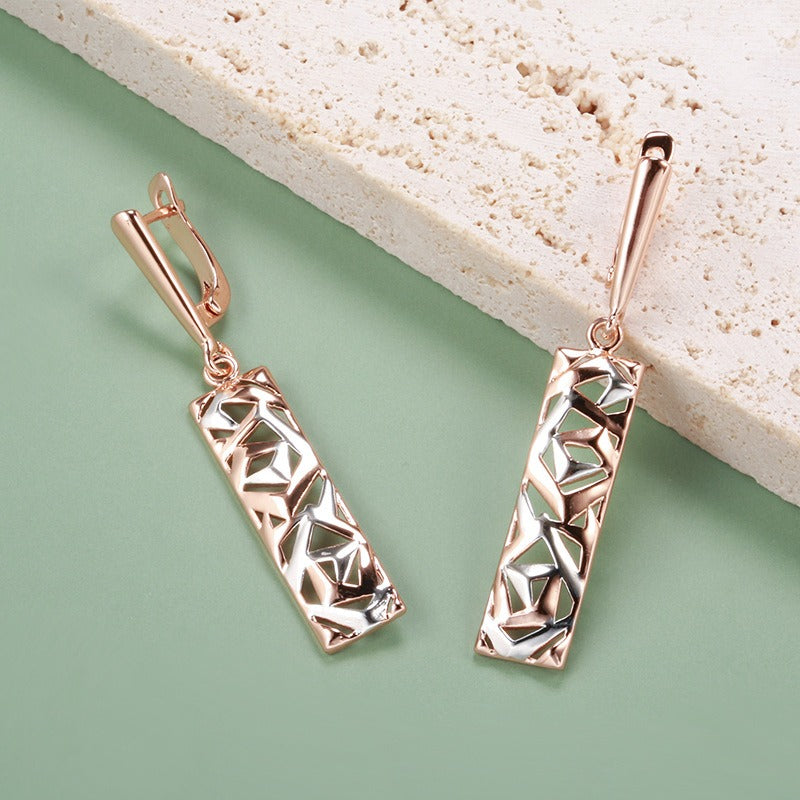 Vivelle – Minimalistische Rechtecke in Gold & Silber