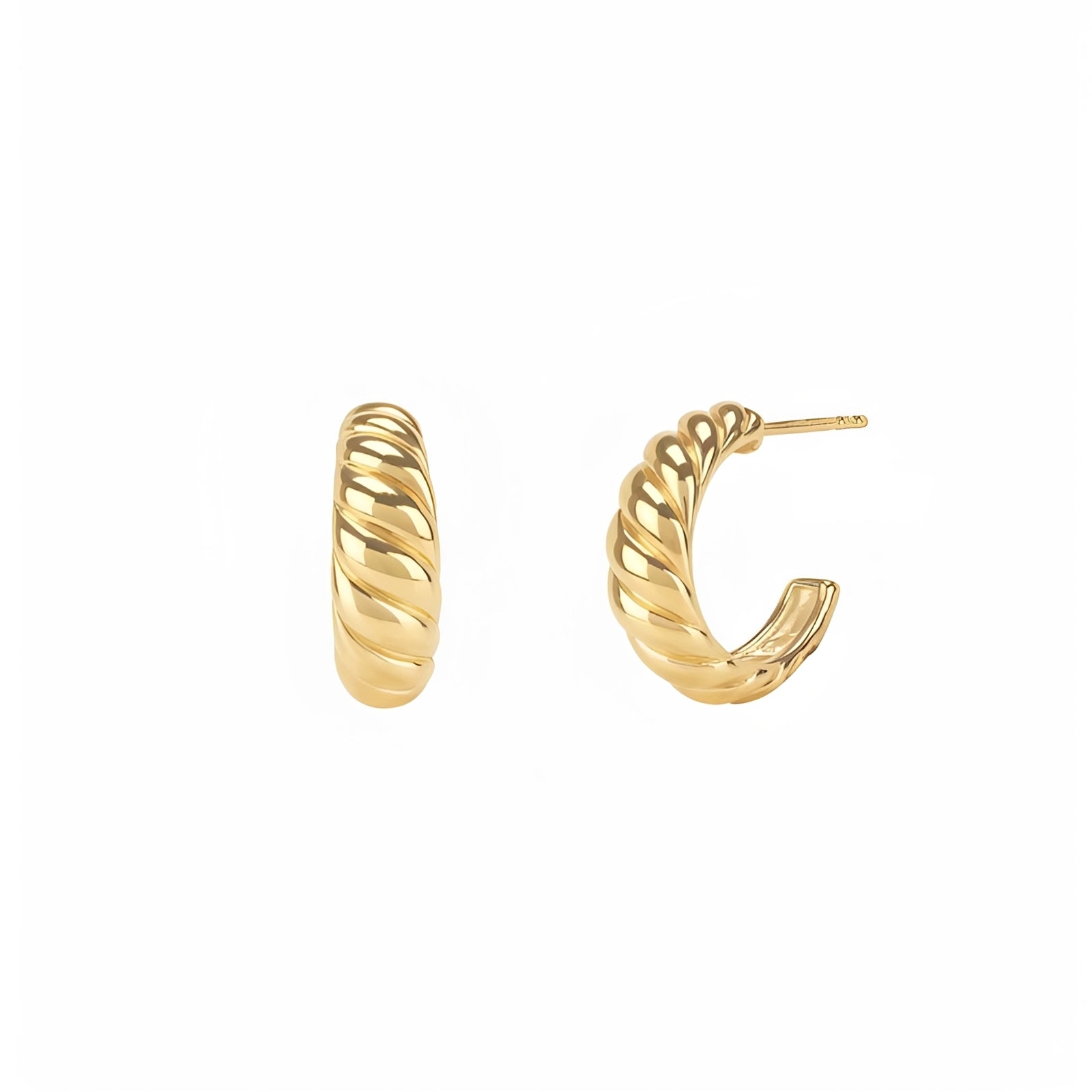 Catalina – Ohrringe Spirale Croissant