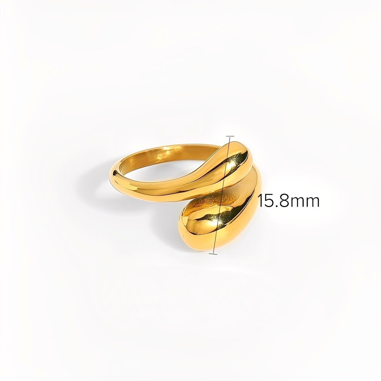 Naya – Geometrischer Ring Minimalistische Linie
