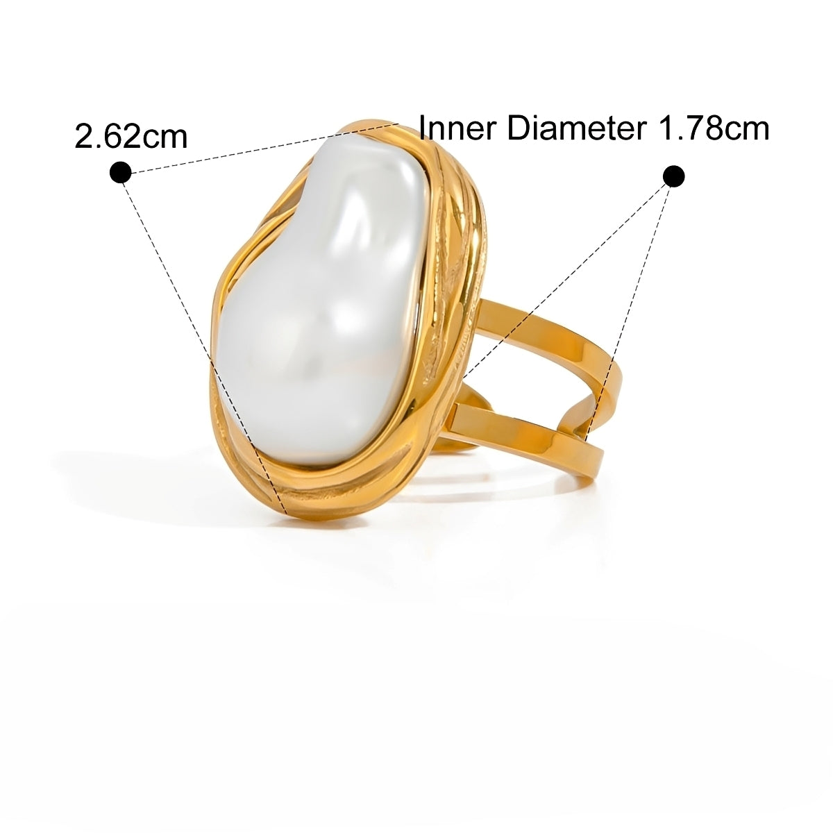 Rona – Eleganter Perlenring