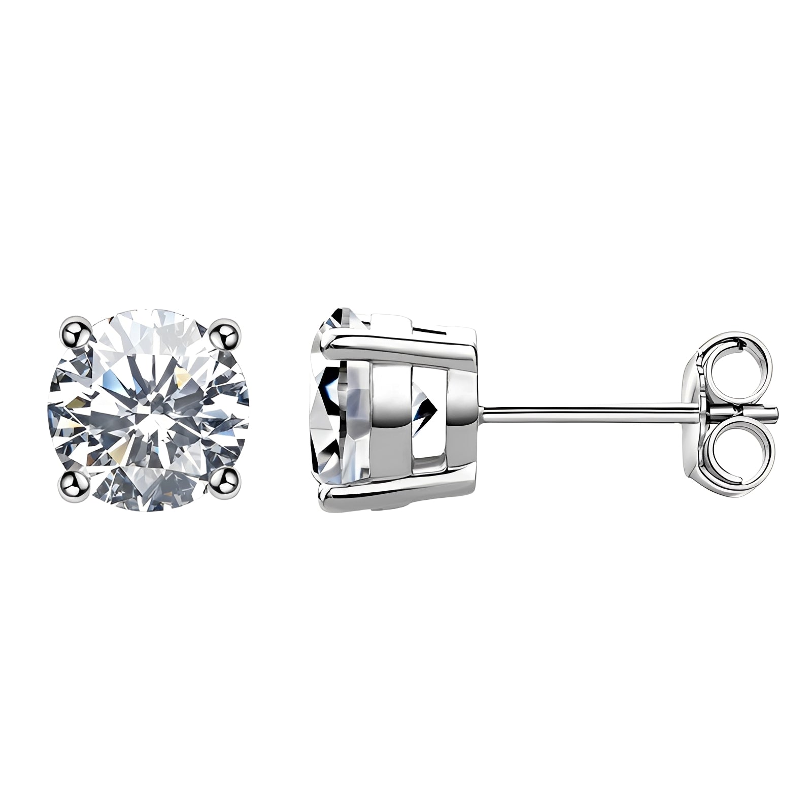 Lucy – Elegante Moissanit-Ohrstecker