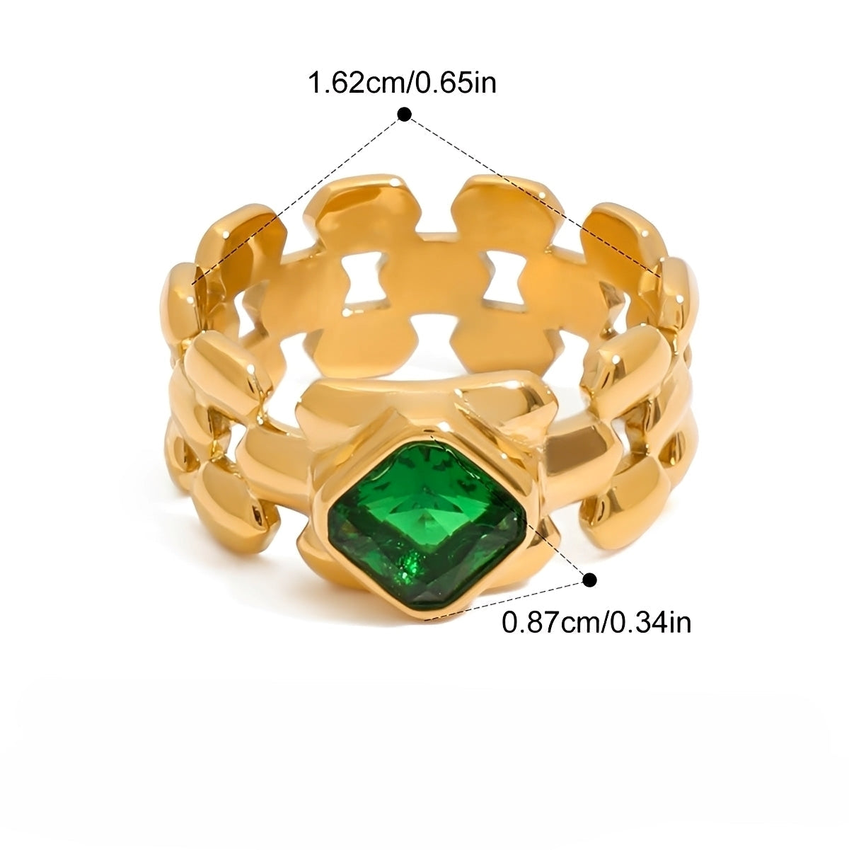 Emira – Eleganter Smaragd-Ring