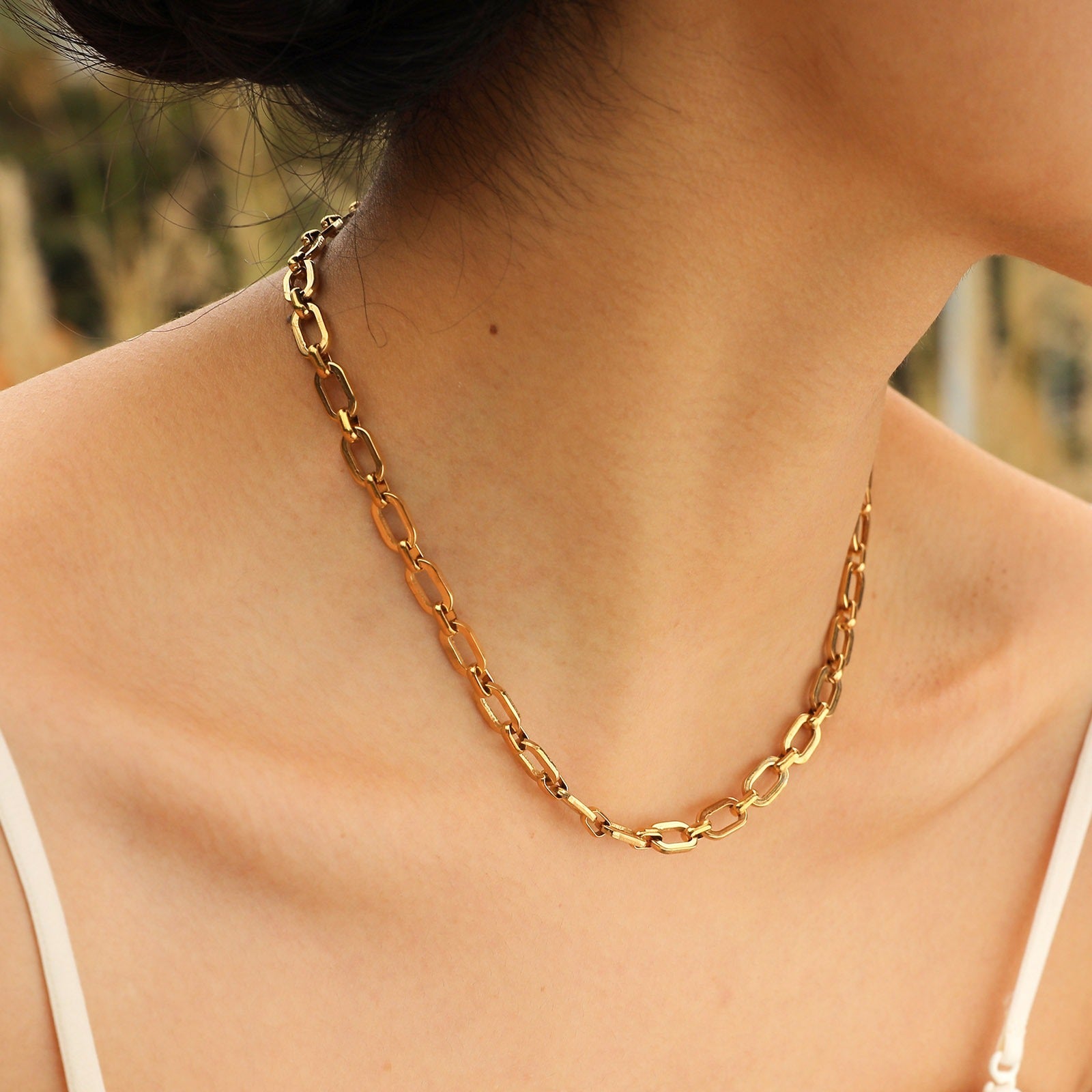 Alina – Set aus Edelstahl-Halskette und Armband