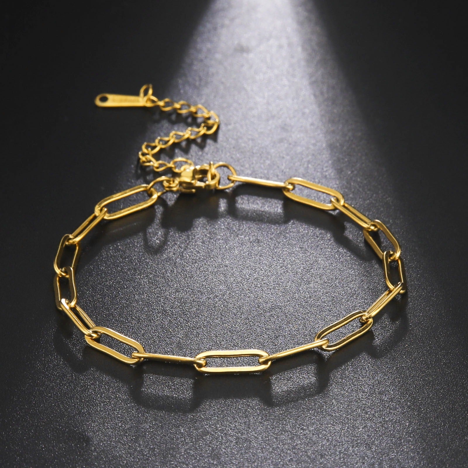 Kai – Armband Gliederkette Gold Schick
