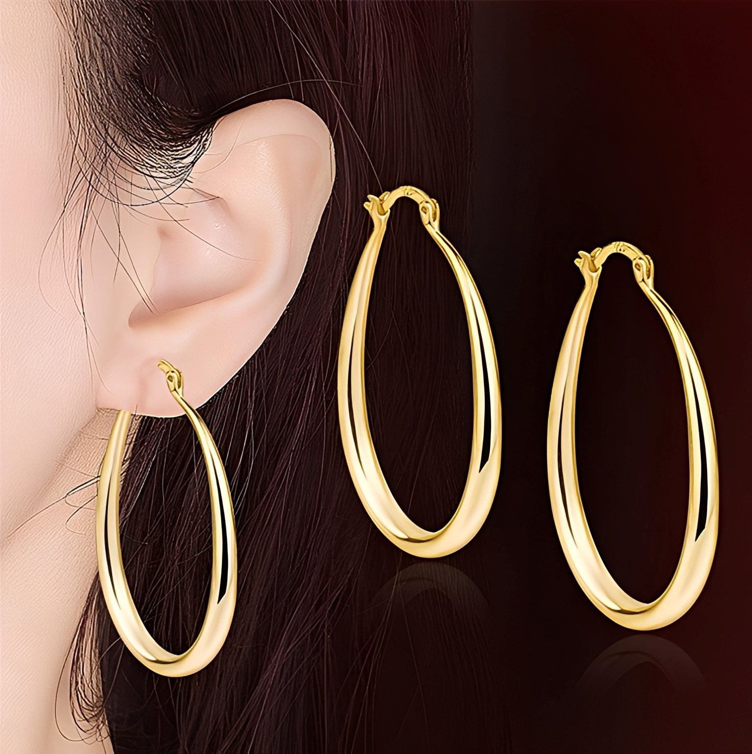 Elysse – Elegante Kreolen in Gold